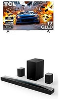 TCL 75-Inch T7 Series (75T7, 2025 Model) 4K QLED with Dolby Vision HDR & Dolby Atmos Smart TV with Google TV + Q85H Q Class 7.1.4 Channel Sound Bar with Dolby Atmos