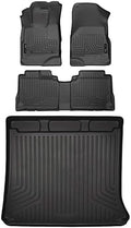 Husky Liners - Weatherbeater | 2013-2017 Chevrolet Equinox/GMC Terrain, Front & 2nd Row Liners/Cargo Liner (Behind 2nd Seat) - Black, 4 pcs. | 98131 & 21121