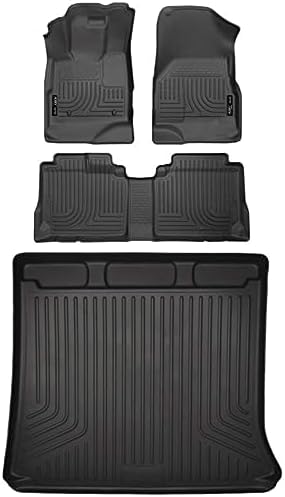 Husky Liners - Weatherbeater | 2013-2017 Chevrolet Equinox/GMC Terrain, Front & 2nd Row Liners/Cargo Liner (Behind 2nd Seat) - Black, 4 pcs. | 98131 & 21121