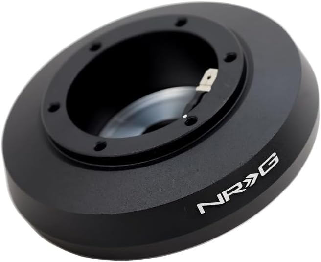 NRG Innovations Steering Wheel Short Hub Compatible With 2017+: Hyundai Genesis / 2015+: Kia Optima, 6x70mm bolt pattern, Retain Horn & Turn Signals, NRG-SRK-166H