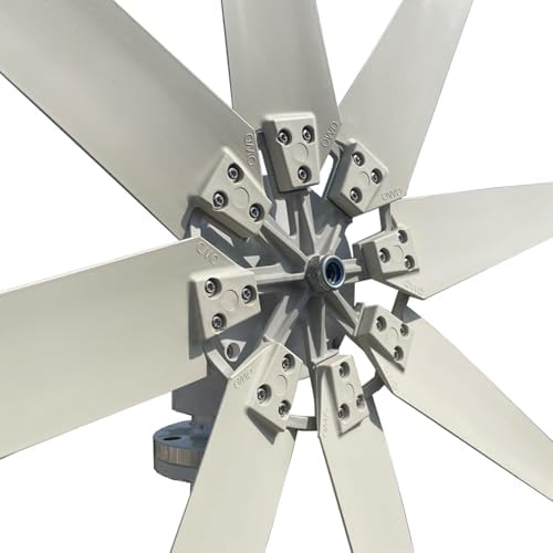 9000W Wind Turbine Generator - High-Efficiency 12V 24V 48V Windmill, 8-Blade Low RPM Wind Generator for Home & Marine, Sustainable Renewable Energy Solution, Eco-Friendly Power Generation System
