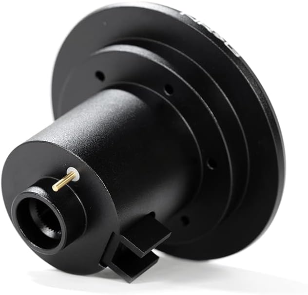 NRG Innovations NRG-SRK-191H Steering Wheel Quick Release Short Hub Adapter with Mounting Bolts, Quick Short Hub Lock 6X70 MM BOLT