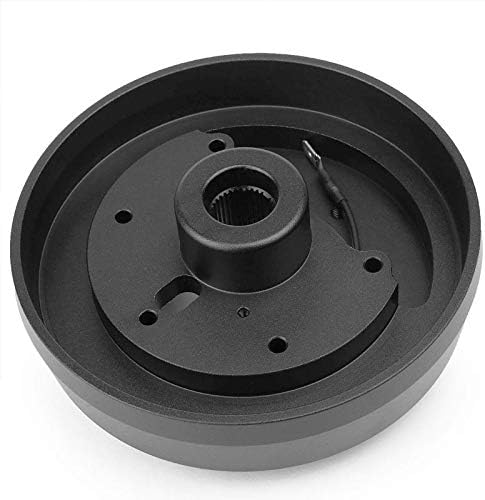 NRG Innovations SRK-163H Steering Wheel Hub Adapter(Aluminum, Black, 70mm 6-Bolt) Works with 98-09 Dodge Ram 1500/2500/3500