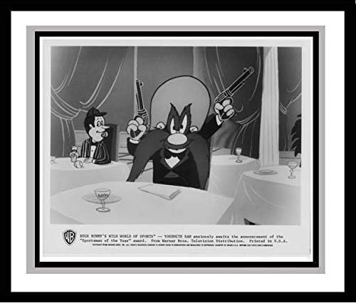 Yosemite Sam with his guns raised in'Bugs Bunny's Wild World of Sports', 1988 Studio Lobby Card Publicity Still - Warner Brothers