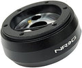 NRG Innovations NRG-SRK-185H Wheel Quick Release Short Hub Adapter 6 X 70mm Bolt Pattern, Retain Horn & Turn Signals, Black Body
