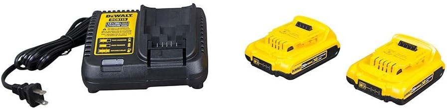 Klein Tools BAT207T23 7-Ton Battery-Operated Crimper with Fixed O Die/D3 Groove, 2 Ah DeWALT 20V Batteries