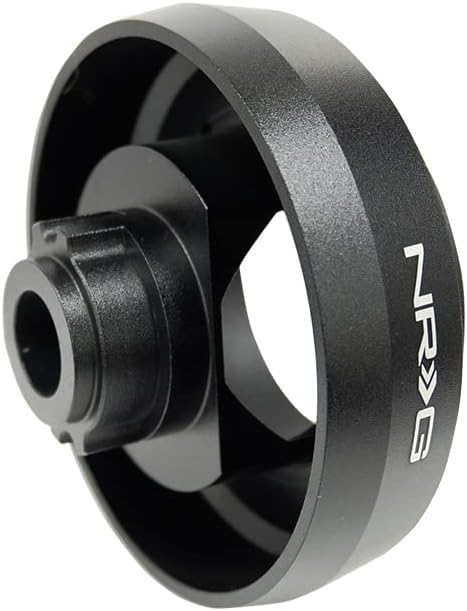 NRG Innovations NRG-SRK-165H Steering Wheel Quick Release Short Hub Adapter, Retain Horn & Turn Signals, 6x70mm bolt pattern, Comes with Resistors