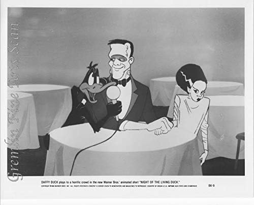 Daffy Duck, Frankenstein and his Bride in'Night of the Living Duck,' Studio Lobby Card Publicity Still - Warner Brothers