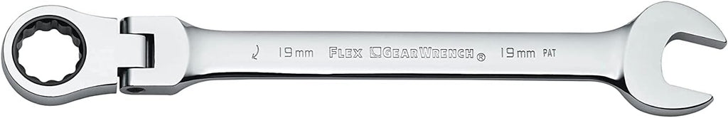 GEARWRENCH 12 Piece Flex Head Ratcheting Combination Wrench Set | 12 Point | Metric | 9901D