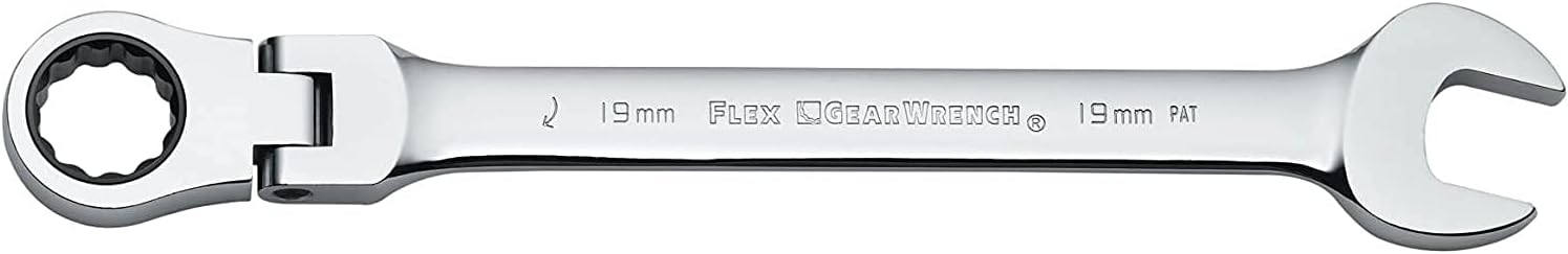 GEARWRENCH 12 Piece Flex Head Ratcheting Combination Wrench Set | 12 Point | Metric | 9901D