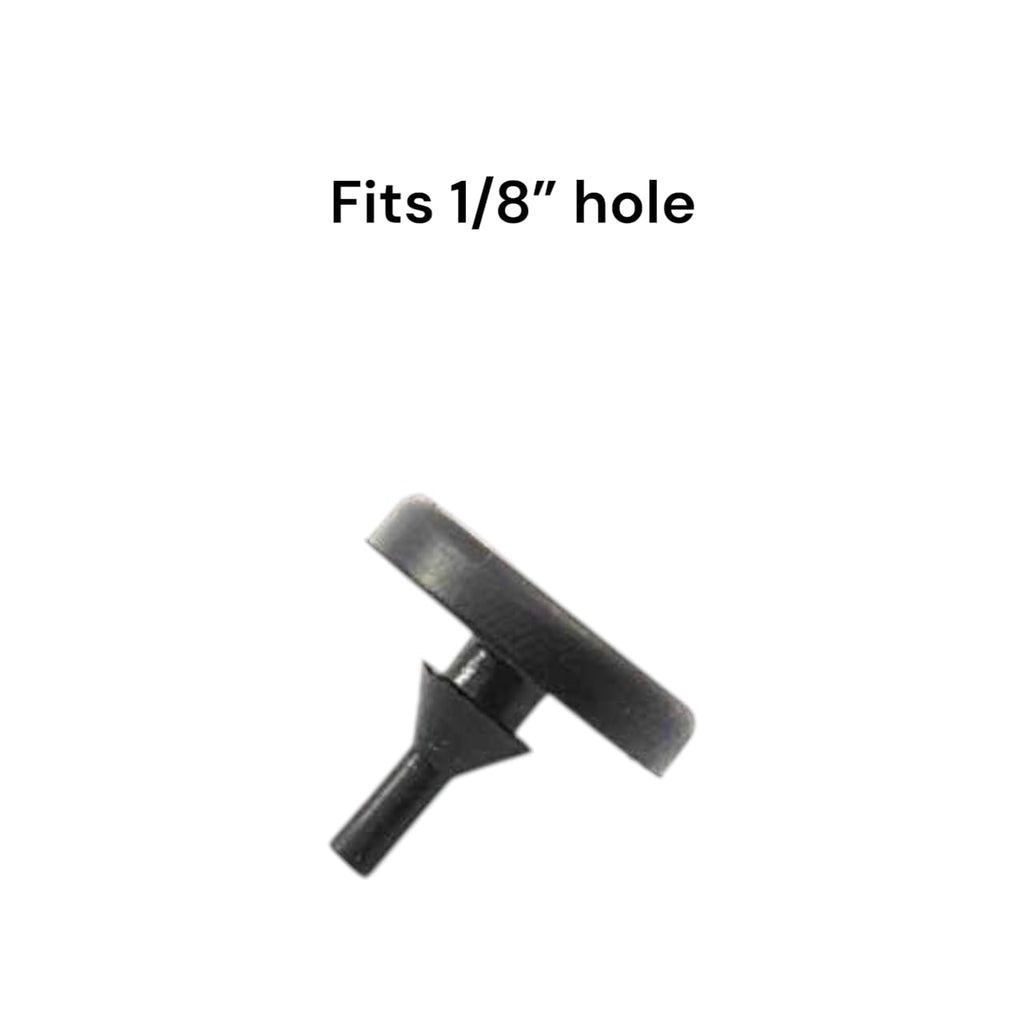 Round Rubber Pull-Through Bumper 7/8' Diameter for 1/8' Hole in 1/8' Thick Material (500)