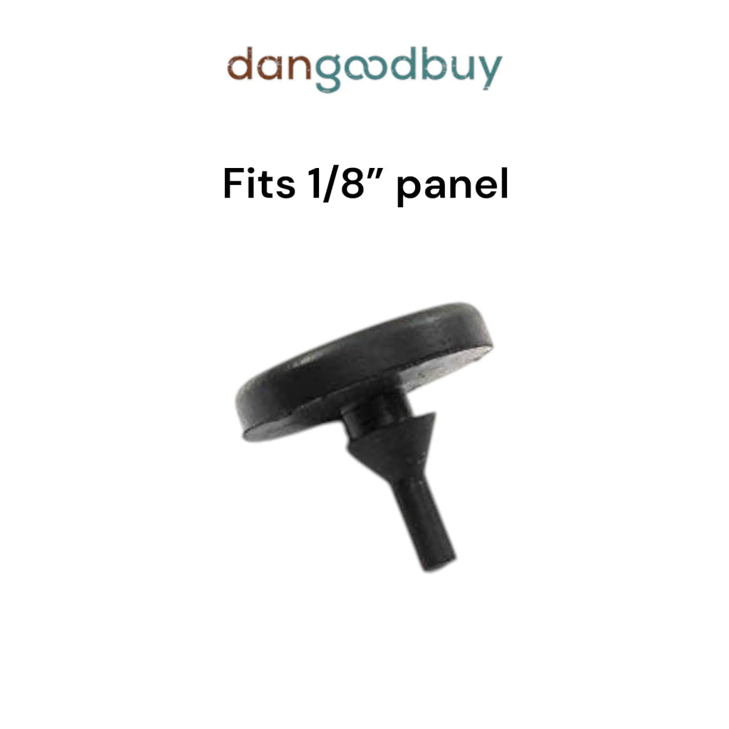 Round Rubber Pull-Through Bumper 7/8' Diameter for 1/8' Hole in 1/8' Thick Material (500)