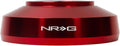NRG Innovations Racing Style Steering Wheel Short Hub, Lockable Aluminum Steering Shaft, 6x70mm Bolt Pattern Quick Release Adapter Unit, Compatible For 90-04 Mustang, Red, NRG-SRK-179H-RD