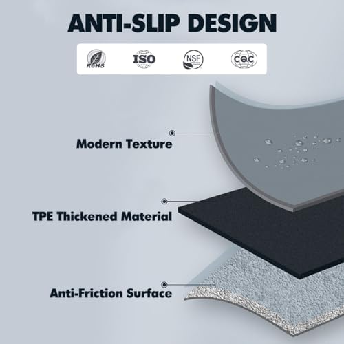 Fit for Sienna 2013-2020 Floor Mat 3 Rows & Cargo Trunk Liners All Weather Black TPE Car Mats Compatible for Toyota Sienna 2013 2014 2015 2016-2020 Accessories（7 Passenger Model）