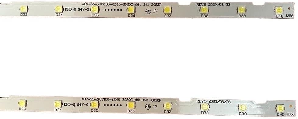 LED Backlight Strip Compatible with 55' Series TVs(10 PCS for 5 TV)