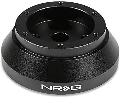 NRG SRK-177H Short Steering Wheel Hub Adapter (Black, Aluminum) Works with 06-14 Chevrolet Corvette