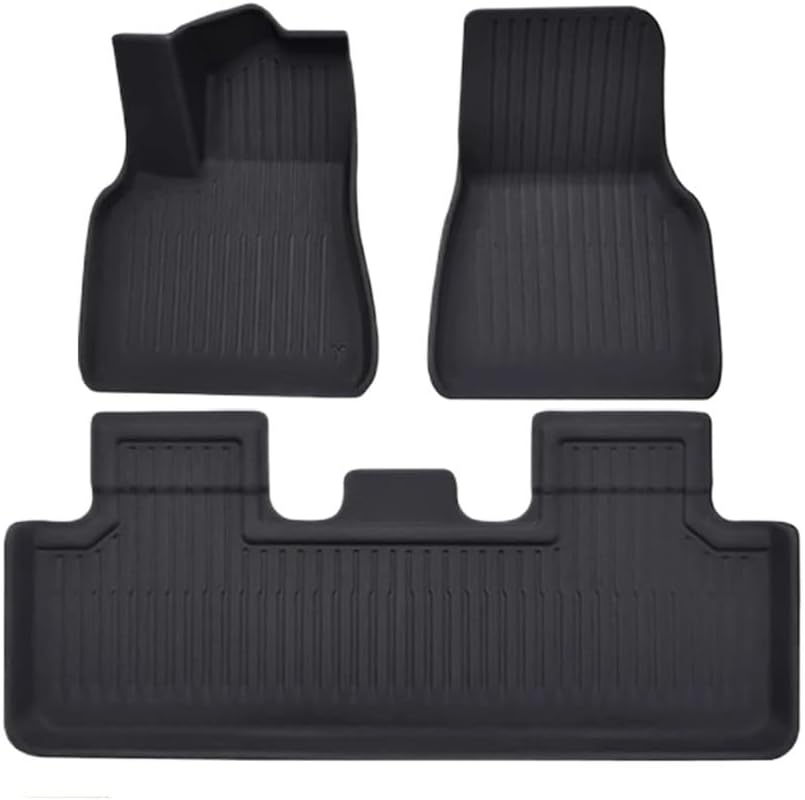 XPE Floor Mats Compatible with Tesla Model 3 Highland 2024 / Model Y 2024-2017, All Weather Cargo Liner Floor Mats and Cargo Trunk Mats(3PCS My 17-24)