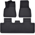 XPE Floor Mats Compatible with Tesla Model 3 Highland 2024 / Model Y 2024-2017, All Weather Cargo Liner Floor Mats and Cargo Trunk Mats(3PCS My 17-24)