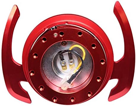 NRG Innovations SRK-700RD Gen 4.0 Steering Wheel Quick Release - RED + U.S. PERFORMANCE LAB AIR FRESHENER