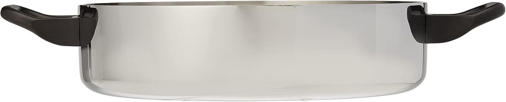 Alessi La Cintura Di Orione 24 cm Low Casserole with Two Handles in 18/10 Stainless Steel