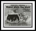 Foghorn Leghorn and the Weasel in 'Weasel While You Work' Studio Lobby Card Publicity Still - Warner Brothers