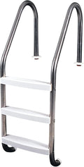 SWIMLINE HYDROTOOLS Stainless Steel Pool Ladder – Heavy Duty Swimming Step Accessory, In-Ground, 63'