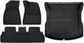 for Tesla Model 3 Highland 2024 XPE Floor Mats，LHD RHD All Weather Anti-Slip Waterproof Trunk Mat Cargo Liners Accessories(2024 RHD 4PCS)