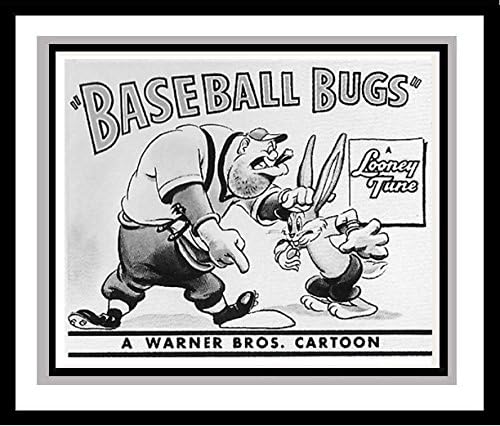 Bugs Bunny in 'Baseball Bugs' Studio Lobby Card Publicity Still - Warner Brothers