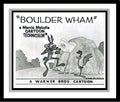 The Road Runner and Wile E. Coyote in 'Boulder Wham' Studio Lobby Card Publicity Still - Warner Brothers