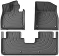 Compatible with LiXiang Li Auto Leading Ideal L6 PRO MAX 2024 2025 Floor Mats Cargo Liner Trunk Pad TPE Left-Hand Drive Black(Black)