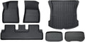 2024 Compatible with Tesla Model 3 Highland Floor Mats XPE All Weather Front Rear Cargo Liner Mat Waterproof Anti-Slip 3D Trunk Mats(6pcs Model 3 LHD)