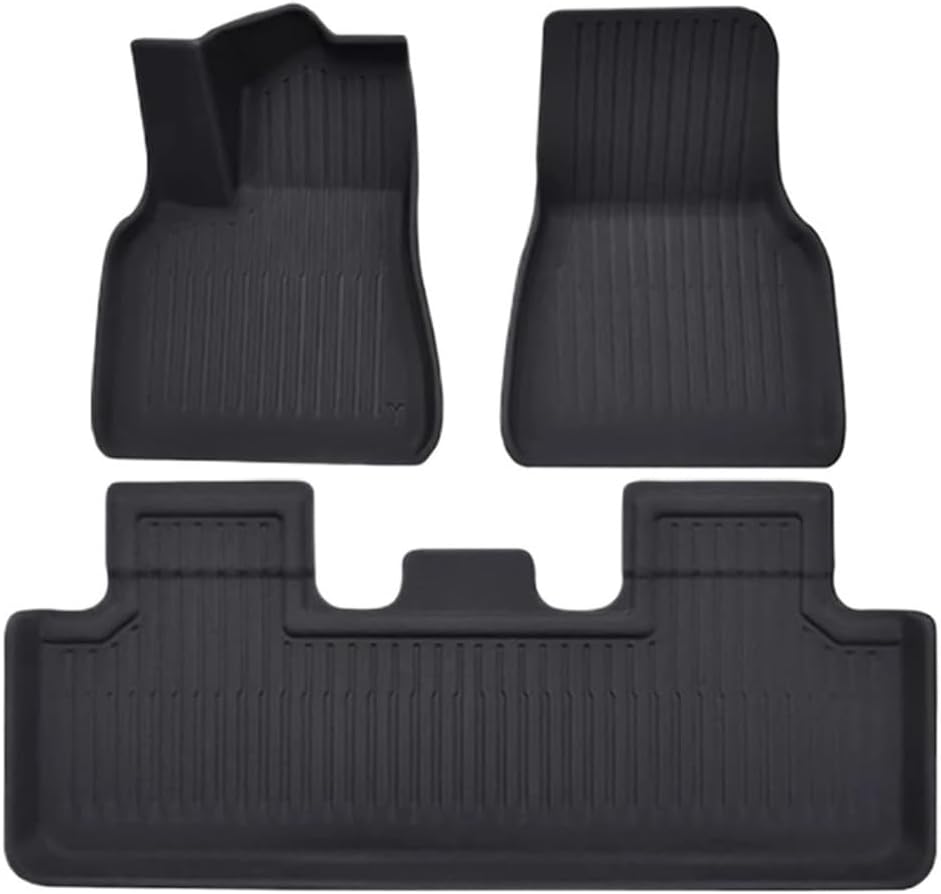 XPE Floor Mats Compatible with Tesla Model 3 Highland 2024 Model Y 2024-2017, All Weather Cargo Liner Floor Mats and Cargo Trunk Mats(3PCS My 17-24)