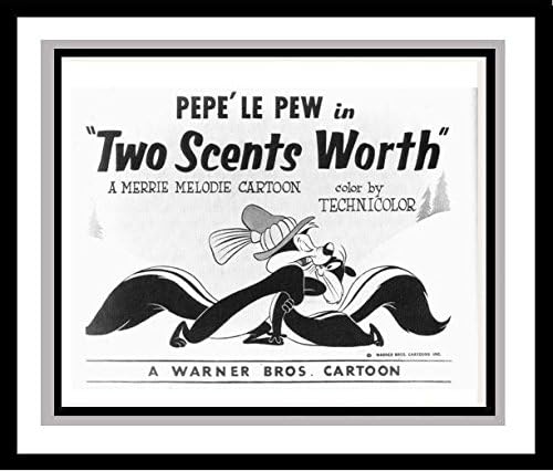 Pepe le Pew in 'Two Scents Worth' Studio Lobby Card Publicity Still - Warner Brothers