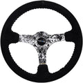 NRG Innovations NRG-RST-036DC-R Reinforced Steering Wheel Hydro Dipped Digital Camo 3' Deep, 5mm Spoke, 350mm Sport Steering Wheel Black Suede With Black Baseball Stitching