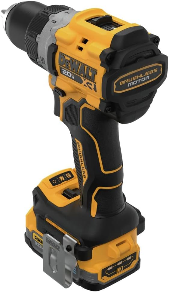 DEWALT 20V MAX XR Cordless Drill Kit, Drill and Driver, 1/2', Batteries, Charger, and Bag Included(DCD800E2)