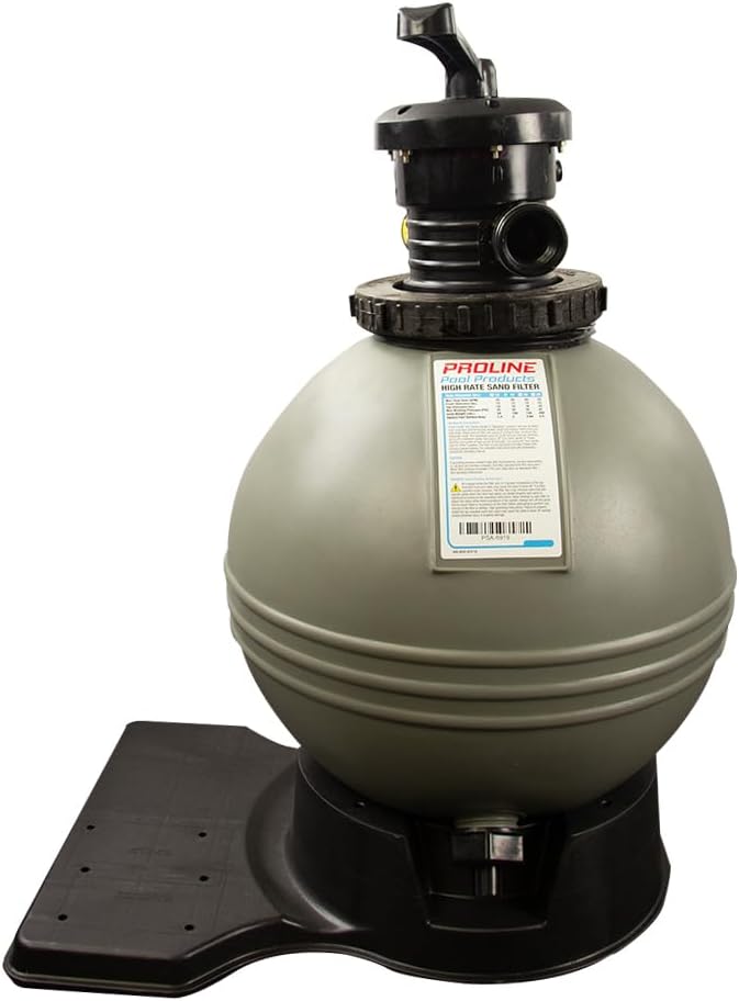 Waterway 'Proline' 19' Inch Sand Filter with Base | for Above Ground Pools Up to 21,600 Gallons | Easy to Install | Pump Not Included | Fill: 100 Pounds of Sand (Not Included)