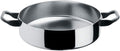 Alessi La Cintura Di Orione 28 cm Low Casserole with Two Handles in 18/10 Stainless Steel