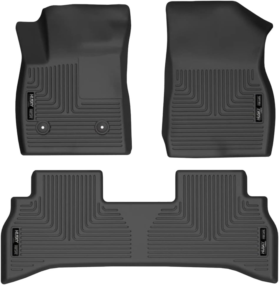 Husky Liners Weatherbeater Floor Mats | Fits 2021-2026 Chevrolet Trailblazer (Front Wheel Drive Models only) | Front & 2nd Row, 3-pc Black - 95161