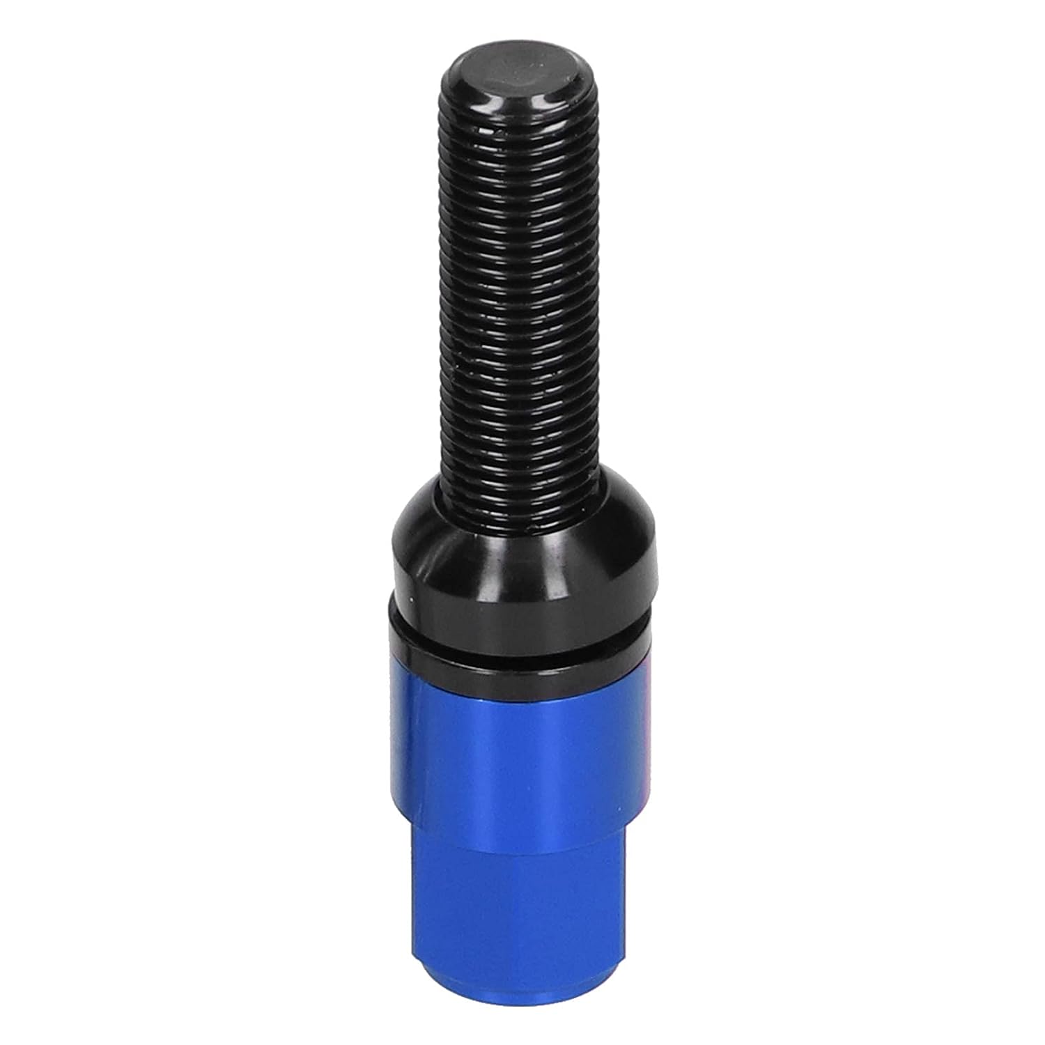 Brilluxa Lug Bolt Kit, M14x1.5 42mm Ball Seat Extended Lug Bolts, Black Wheel Bolt Set and Wheel Fasteners, Extended Thread Wheel Hardware for Aftermarket Rim and Spacer Installation