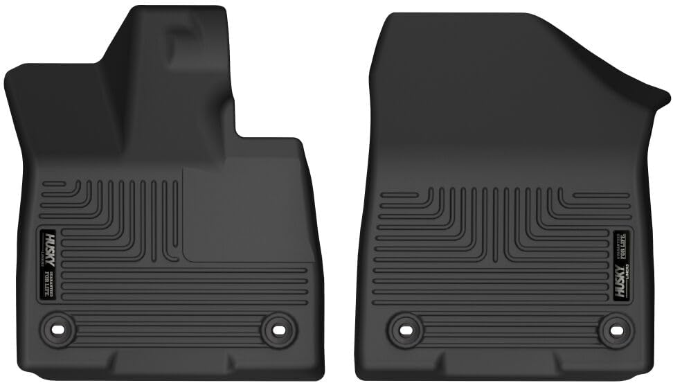 Husky Liners X-act Contour Floor Mats | Fits 2021-2026 Toyota Sienna | Front Row, 2-pc Black - 51861