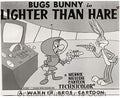 Bugs Bunny and Yosemite Sam in Space in'Lighter Than Hare' Directed by Friz Freleng. Released on 12/7/1960 Studio Lobby Card Publicity Still - Warner Brothers