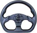 NRG Innovations NRG-ST-009CF-MB Steering Wheel - Matte Black CARBON FIBER STEERING WHEEL 320mm FLAT BOTTOM