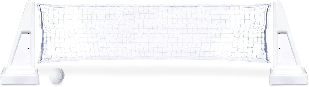 SWIMLINE Original Pool Volleyball Net Games Set with Ball Adjustable Up to 34 Feet Wide | for Kids & Adults | 2 Stable Water-Fill Bases | Easy Assembly Compatible W/Outdoor & Indoor Inground Pools