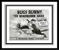 Bugs Bunny as Little Red Riding Hood and the Big Bad Wolf in 'The Windblown Hare' Studio Lobby Card Publicity Still - Warner Brothers
