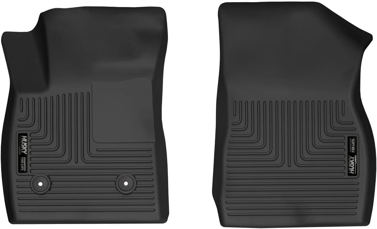 Husky Liners X-act Contour Floor Mats | Fits 2020-2026 Buick Encore GX, 2024-2026 Buick Envista & 2021-2026 Chevrolet Trailblazer | Front Row, 2-pc Black - 55601