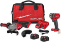 2-Tool Combo Kit 2991-22 for Milwaukee M18 FUEL Cordless 2854-20 3/8' Compact Impact Wrench 2880-20 4-1/2' / 5' Grinder