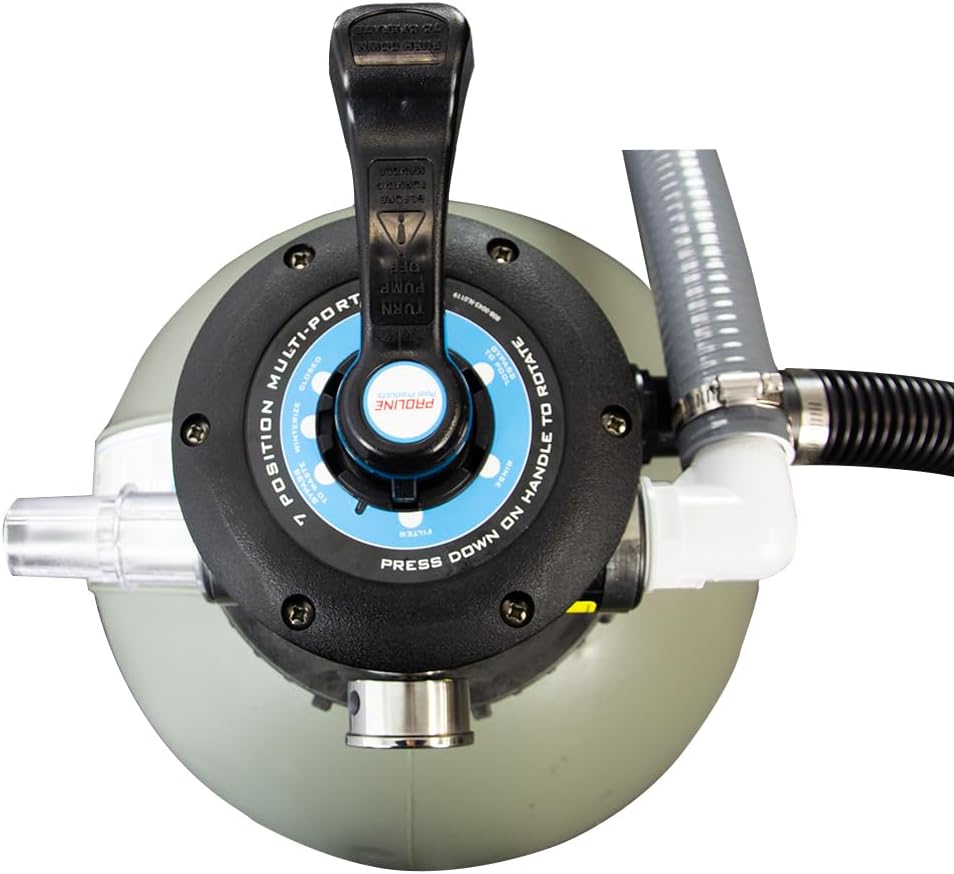 Waterway 'Proline' 19' Inch Sand Filter with Base | for Above Ground Pools Up to 21,600 Gallons | Easy to Install | Pump Not Included | Fill: 100 Pounds of Sand (Not Included)