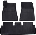 Floor Mats Cargo Liner Compatible for Tesla Model 3 2025 Highland Waterproof Slip Trunk Mat TPE Pads Model 3 2026 Highland Accessories(for 3 3Pcs Floor Mat)