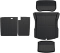 Highland Cargo Liner Floor Mats Anti-Slip Pads Waterproof Trunk Mat,Compatible with Tesla Model 3 2024 Highland Accessories(for 3 5Pcs Seat Mat)