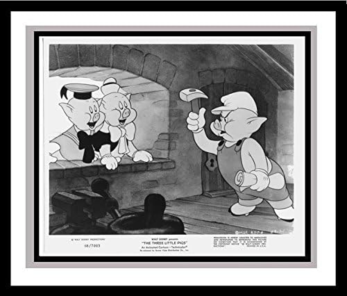 'The Three Little Pigs' Lobby Card Publicity Still Walt Disney